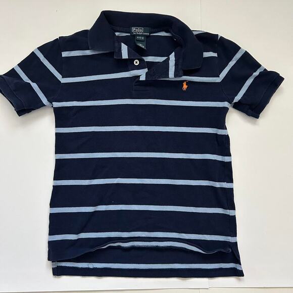Y2k striped polo baby tee - Picture 1 of 4